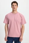 BOXY FIT SHORT SLV PLAIN CREW NECK T-SHIRT