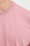 BOXY FIT SHORT SLV PLAIN CREW NECK T-SHIRT