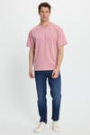BOXY FIT SHORT SLV PLAIN CREW NECK T-SHIRT