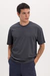 BOXY FIT SHORT SLV PLAIN CREW NECK T-SHIRT