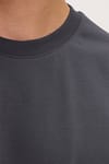 BOXY FIT SHORT SLV PLAIN CREW NECK T-SHIRT