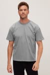 BOXY FIT SHORT SLV PLAIN CREW NECK T-SHIRT