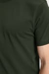 REGULAR FIT SHORT SLV PLAIN CREW NECK T-SHIRT