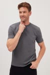 REGULAR FIT SHORT SLV PLAIN CREW NECK T-SHIRT