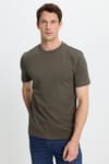 REGULAR FIT SHORT SLV PLAIN CREW NECK T-SHIRT