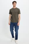 REGULAR FIT SHORT SLV PLAIN CREW NECK T-SHIRT
