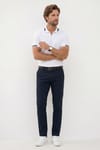SLIM FIT T-SHIRT PIQUE ZIPPER COLLAR DIDA  TİŞÖRT