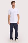 Erkek Slim Fit Dar Kesim Premium Seri %100 Pamuk Yumuşak Dokulu Merserize Beyaz Polo Yaka Tişört 