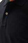 Erkek Slim Fit Dar Kesim Premium Seri %100 Pamuk Yumuşak Dokulu Merserize Siyah Polo Yaka Tişört