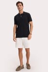 Erkek Slim Fit Dar Kesim Premium Seri %100 Pamuk Yumuşak Dokulu Merserize Siyah Polo Yaka Tişört