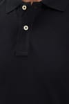 Erkek Slim Fit Dar Kesim Premium Seri %100 Pamuk Yumuşak Dokulu Merserize Siyah Polo Yaka Tişört
