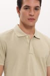 Erkek Slim Fit Dar Kesim Premium Seri %100 Pamuk Yumuşak Dokulu Merserize Gri Polo Yaka Tişört 