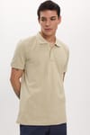 Erkek Slim Fit Dar Kesim Premium Seri %100 Pamuk Yumuşak Dokulu Merserize Gri Polo Yaka Tişört 