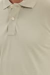 Erkek Slim Fit Dar Kesim Premium Seri %100 Pamuk Yumuşak Dokulu Merserize Krem Polo Yaka Tişört 