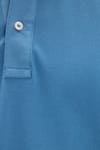 Erkek Slim Fit Dar Kesim Premium Seri %100 Pamuk Yumuşak Dokulu Merserize İndigo Polo Yaka Tişört 