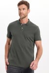 Erkek Slim Fit Dar Kesim Premium Seri %100 Pamuk Yumuşak Dokulu Merserize Yeşil Polo Yaka Tişört 