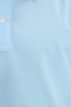 Erkek Slim Fit Dar Kesim Premium Seri %100 Pamuk Yumuşak Dokulu Merserize Mavi Polo Yaka Tişört 
