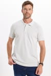 Erkek Slim Fit Dar Kesim Premium Seri %100 Pamuk Yumuşak Dokulu Merserize Bej Polo Yaka Tişört 