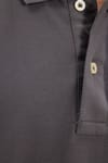 Erkek Slim Fit Dar Kesim Premium Seri %100 Pamuk Yumuşak Dokulu Merserize Gri Polo Yaka Tişört 