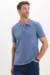 Erkek Slim Fit Dar Kesim Premium Seri %100 Pamuk Yumuşak Dokulu Merserize Lacivert Polo Yaka Tişört 