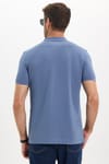 Erkek Slim Fit Dar Kesim Premium Seri %100 Pamuk Yumuşak Dokulu Merserize Lacivert Polo Yaka Tişört 