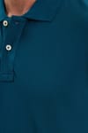 Erkek Slim Fit Dar Kesim Premium Seri %100 Pamuk Yumuşak Dokulu Merserize Petrol Polo Yaka Tişört 