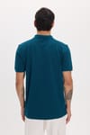 Erkek Slim Fit Dar Kesim Premium Seri %100 Pamuk Yumuşak Dokulu Merserize Petrol Polo Yaka Tişört 