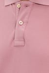 Erkek Slim Fit Dar Kesim Premium Seri %100 Pamuk Yumuşak Dokulu Merserize Pembe Polo Yaka Tişört 