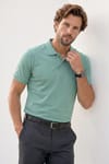 SLIM FIT PLAIN PIQUE T-SHIRT EGY 26  TİŞÖRT