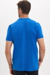 Erkek Slim Fit Dar Kesim Premium Seri %100 Pamuk Yumuşak Dokulu Merserize Lacivert Polo Yaka Tişört 