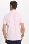 Erkek Slim Fit Dar Kesim Premium Seri %100 Pamuk Yumuşak Dokulu Merserize Pembe Polo Yaka Tişört 