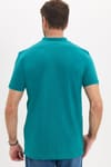 Erkek Slim Fit Dar Kesim Premium Seri %100 Pamuk Yumuşak Dokulu Merserize Yeşil Polo Yaka Tişört 