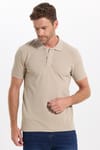 Erkek Slim Fit Dar Kesim Premium Seri %100 Pamuk Yumuşak Dokulu Merserize Taş Polo Yaka Tişört 