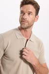 Erkek Slim Fit Dar Kesim Premium Seri %100 Pamuk Yumuşak Dokulu Merserize Taş Polo Yaka Tişört 