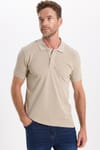 Erkek Slim Fit Dar Kesim Premium Seri %100 Pamuk Yumuşak Dokulu Merserize Taş Polo Yaka Tişört 