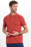 Erkek Slim Fit Dar Kesim Premium Seri %100 Pamuk Yumuşak Dokulu Merserize Bordo Polo Yaka Tişört 