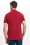 Erkek Slim Fit Dar Kesim Premium Seri %100 Pamuk Yumuşak Dokulu Merserize Bordo Polo Yaka Tişört 
