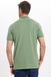 Erkek Slim Fit Dar Kesim Premium Seri %100 Pamuk Yumuşak Dokulu Merserize Yeşil Polo Yaka Tişört 