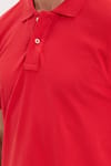 Erkek Slim Fit Dar Kesim Premium Seri %100 Pamuk Yumuşak Dokulu Merserize Kırmızı Polo Yaka Tişört 