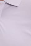 Erkek Slim Fit Dar Kesim Premium Seri %100 Pamuk Yumuşak Dokulu Merserize Lila Polo Yaka Tişört 