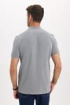 Erkek Slim Fit Dar Kesim Premium Seri %100 Pamuk Yumuşak Dokulu Merserize Gri Polo Yaka Tişört 