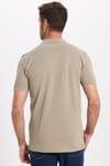 Erkek Slim Fit Dar Kesim Premium Seri %100 Pamuk Yumuşak Dokulu Merserize Kahve Polo Yaka Tişört 