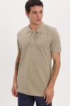 Erkek Slim Fit Dar Kesim Premium Seri %100 Pamuk Yumuşak Dokulu Merserize Kahve Polo Yaka Tişört 
