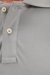 Erkek Slim Fit Dar Kesim Premium Seri %100 Pamuk Yumuşak Dokulu Merserize Gri Polo Yaka Tişört 