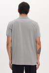 Erkek Slim Fit Dar Kesim Premium Seri %100 Pamuk Yumuşak Dokulu Merserize Gri Polo Yaka Tişört 