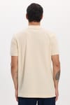 Erkek Slim Fit Dar Kesim Premium Seri %100 Pamuk Yumuşak Dokulu Merserize Bej Polo Yaka Tişört 