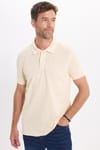 SLIM FIT PLAIN PIQUE T-SHIRT EGY 26/2  TİŞÖRT