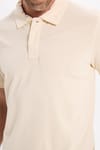 SLIM FIT PLAIN PIQUE T-SHIRT EGY 26/2  TİŞÖRT