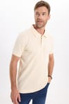 SLIM FIT PLAIN PIQUE T-SHIRT EGY 26/2  TİŞÖRT