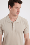 SLIM FIT PLAIN PIQUE T-SHIRT 25/26  TİŞÖRT